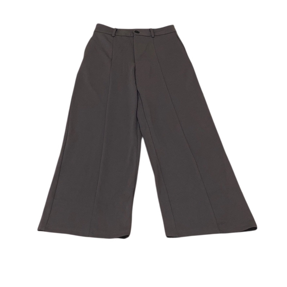 Cider High Waist Wide Leg Pants Size XS Dark Grey